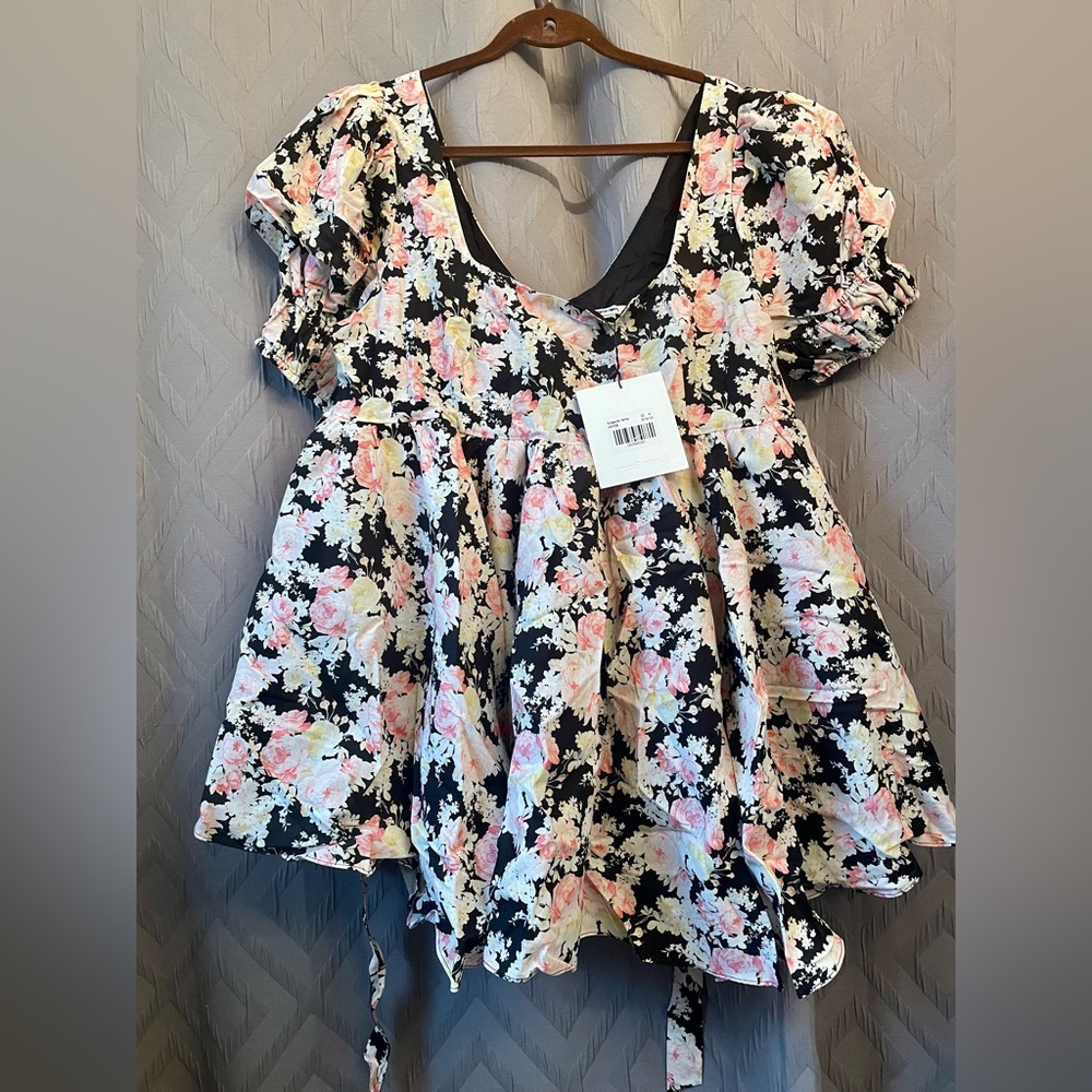 Maison Amory ‘The Regency’ mini dark rose dress, sz 4X
